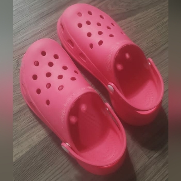 🌴Women's Platform Clogs Slip On Slides Hot Pink - Picture 7 of 8
